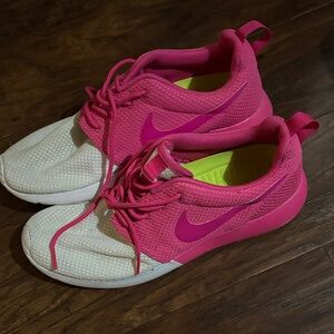 Nike Hot Pink and White Women's Athletic Sneakers